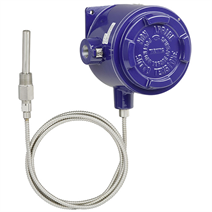 Gas-actuated temperature switch