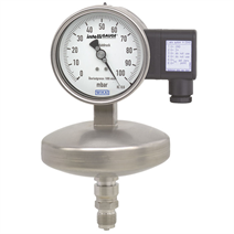 Absolute pressure gauge with output signal