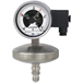 Absolute pressure gauge with switch contacts
