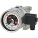 Differential pressure gauge with switch contacts
